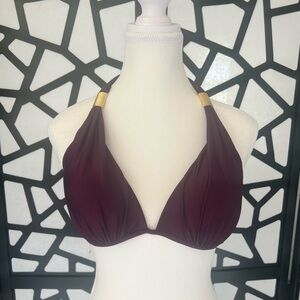 🆕 SIMONS - Purple Halter Bikini Top